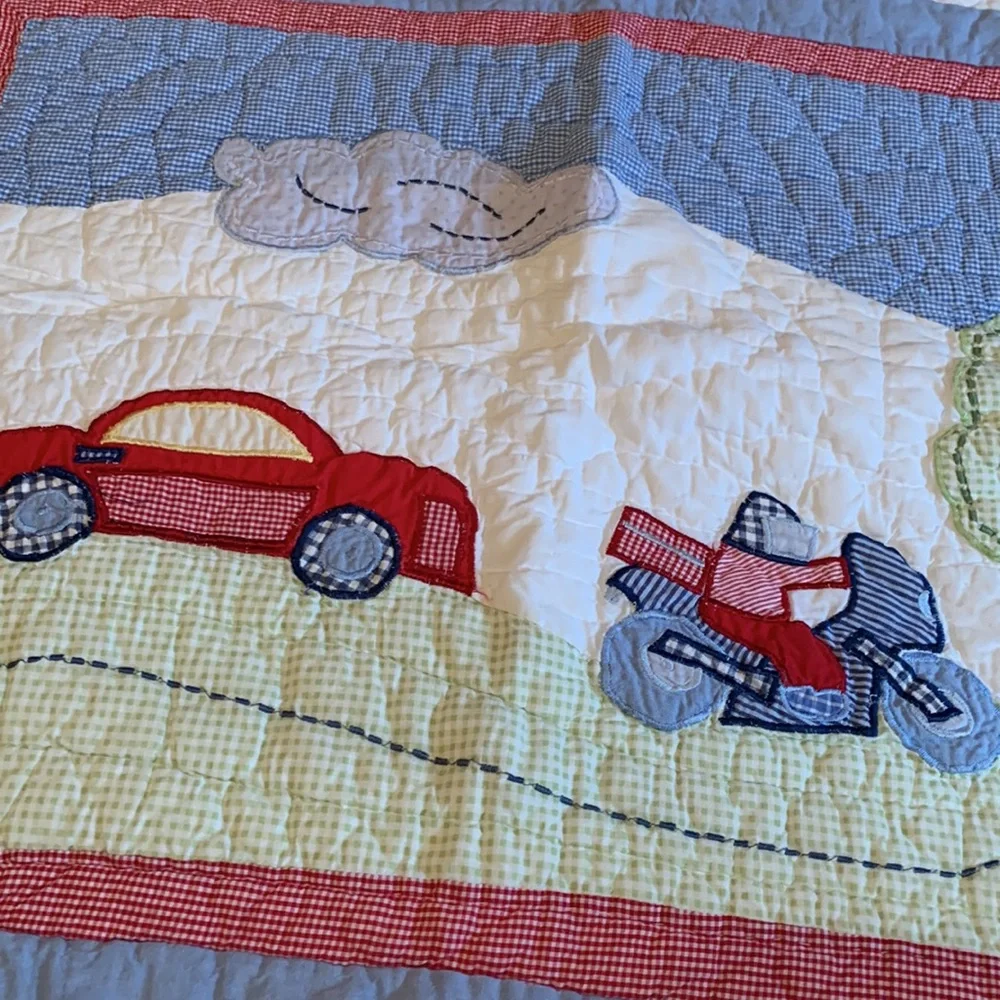 Vintage Quilted Kids Room shams